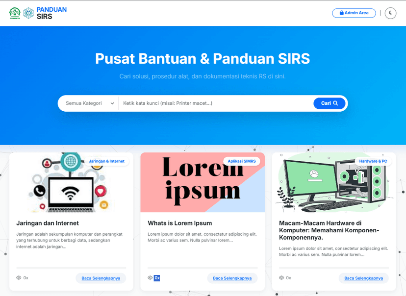 Aplikasi Help-Desk SIRS